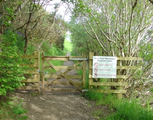 Entrance to the Scorrybreac Lands