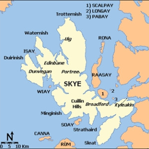 Isle of Skye map